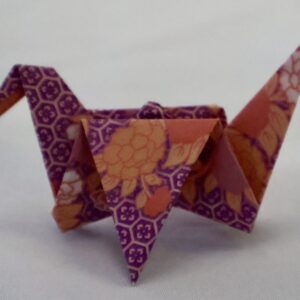 Origami Paper Cranes X5